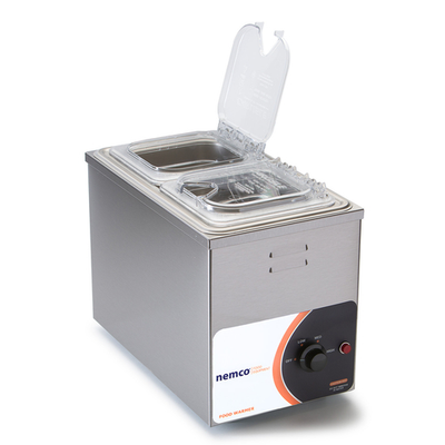 Nemco 6145 Stainless Steel 1/3 Size Single Well Fractional Food Warmer - 120 Volts 550W