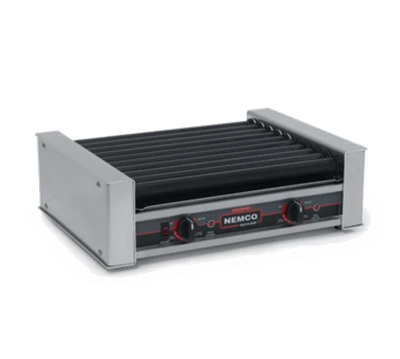 Nemco 8027SX Aluminum And Stainless Steel Construction Roller-Type Roll-A-Grill® Hot Dog Grill - 120V