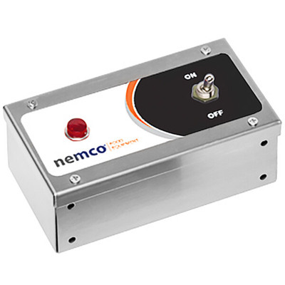 Nemco 6900 1 On/Off Power Switch 1 Pilot Light Remote Control Box - 120 Volts