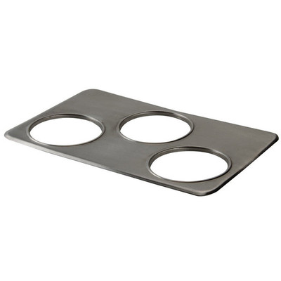 Nemco 67860 3-Hole for 4 Qt. Inserts Adapter Plate