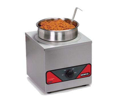 Nemco 6110A 4 Quart Stainless Steel Countertop Warmer - 120 Volts 350 Watts