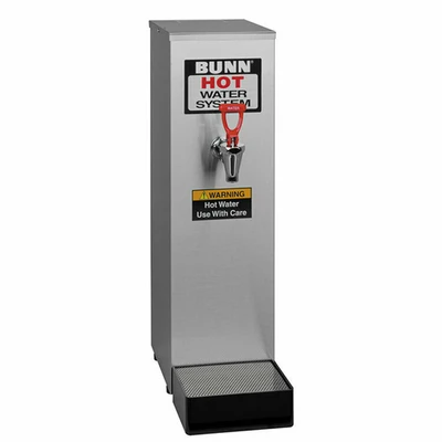 BUNN 2500.0001 7.1" W x 14.3" D x 24" H 2 Gallon Capacity Includes Drip Tray Stainless Steel Exterior HW2 Hot Water Dispenser - 120Volts, 1-Phase