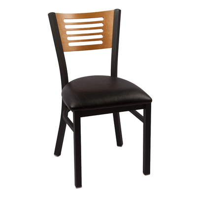 JMC Furniture JONES RIVER SERIES CHAIR VINYL 17.5" W x 33.5" H Vinyl Seat Metal Frame Jones River Series Side Chair