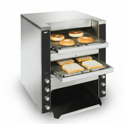 Vollrath CT4-220DUAL 20.25" W Horizontal Dual Conveyor Toasters - 220 Volts 4900 Watts
