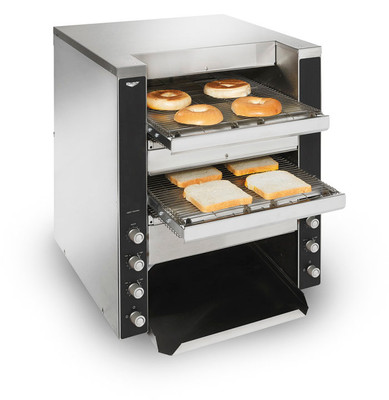 Vollrath CT4-220DUAL 20.25" W Horizontal Dual Conveyor Toasters - 220 Volts 4900 Watts