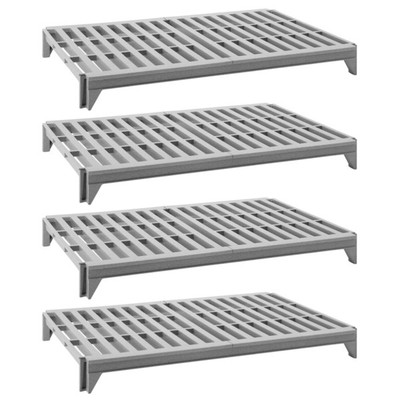 Cambro CPSK2154V4480 54" W x 21" D Speckled Gray Vented Camshelving Premium Shelf Plate Kit