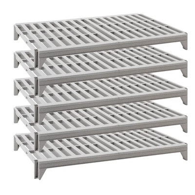 Cambro CPSK1848V5480 48" W x 18" D Speckled Gray Vented Camshelving Premium Shelf Plate Kit