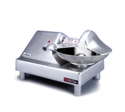 Univex BC14 28" W x 18" D x 16" H Twin Stainless Steel Knives 18" Diameter Stainless Steel Bowl 24 RPM Bowl Cutter - 115 Volts 1-Phase