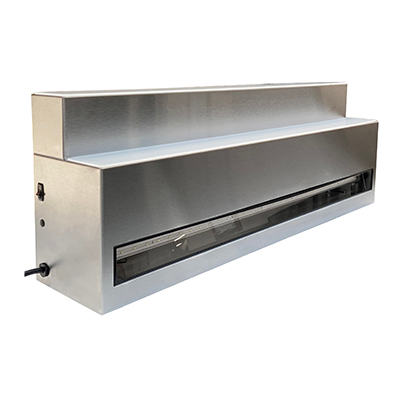 Glastender LLD-54, 54"W x 8"D x 13-1/4"H, Acrylic, Lighted Liquor Display