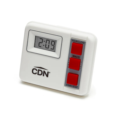 CDN TM2 Counts Down Pocket Clip Food-Safe ABS Plastic Digital Timer