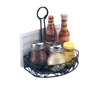 American Metalcraft CRL86 Ironworks Condiment Caddy 8.25&quot; L x 6.25&quot; W x 9&quot; H