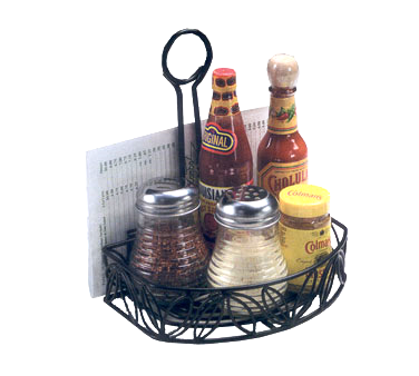 American Metalcraft CRL86 Ironworks Condiment Caddy 8.25" L x 6.25" W x 9" H