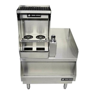 Omni-Rinse BTRS1-US1 Auto-Rinse Bar Rinse Station w/ Utility Station