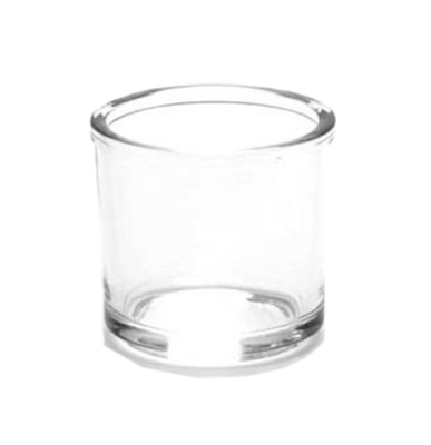 Vollrath 527J 6 Oz. Clear Glass Dripcut Condiment Jar Only (12 Each Per Case)