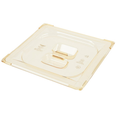 Vollrath 33600 High-Temp Amber Plastic Super Pan 1/6 GN Solid Cover