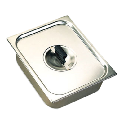 Vollrath 52970 2" x 7/8" x 1-5/8" Insulated Plastic Handle Clips on Stainless Stock Pot Cover Comfortable Grip Kool-Touch Clip-On Cover Handle