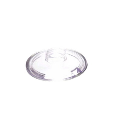 Vollrath 527T Clear Glass Dripcut Condiment Lid Only (12 Each Per Case)