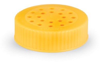 Vollrath 4907-08 Yellow Large Plastic Shaker Dredge Lid