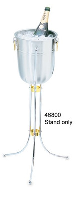 Vollrath 46800 Chrome Plated Imported Wine Bucket Stand