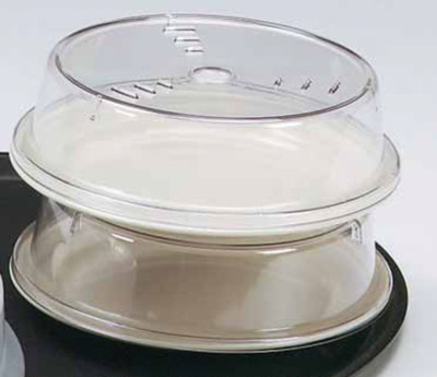 Vollrath 978-13 9-5/8" - 9-7/8" 2-3/4"H Clear Polycarbonate Fits Plates Safe-Stack Plate Cover