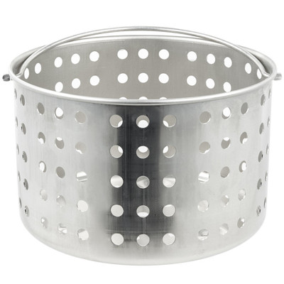 Vollrath 68289 20 Quart Aluminum Steamer Basket with Bail Sauce Pot Basket only