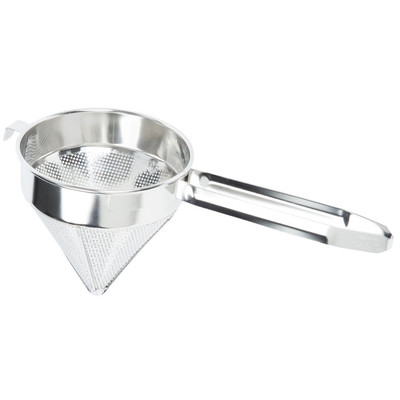 Vollrath 47176 8" Diameter x 8" Deep x 10" Handle 3/32" Perforations Stainless Steel Coarse Mesh with Bowl Clip Permanently Welded Handle Imported China Cap