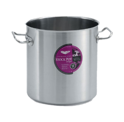 Vollrath 47720 6 1/2 Quart Stainless Steel Body with 1/4" Aluminum Combination Satin/Mirror Finish Solid Loop Welded Handle Intrigue Stock Pot
