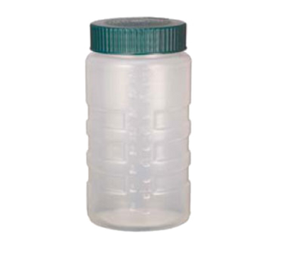 Vollrath 4961-13191 16 oz. Green Lid Clear Bottle with Fine Holes Dripcut Dredge (12 Each Per Case)