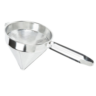 Vollrath 47167 9 3/4" Diameter x 10" Deep x 10 1/4" Handle 1/16" Perforations Stainless Steel Fine Mesh Convenient Bowl Clip Permanently Welded Handle Imported China Cap