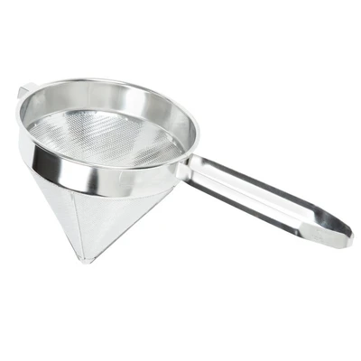Vollrath 47167 9 3/4" Diameter x 10" Deep x 10 1/4" Handle 1/16" Perforations Stainless Steel Fine Mesh Convenient Bowl Clip Permanently Welded Handle Imported China Cap