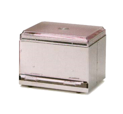 Vollrath 3802L-01 Transparent Brown Full Size Replacement Cover For Straw Boss Dispenser