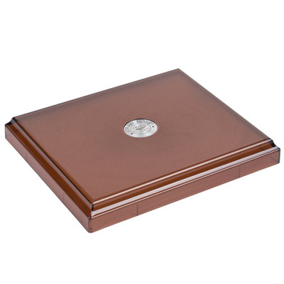 Vollrath 3802L-01 Transparent Brown Full Size Replacement Cover For Straw Boss Dispenser