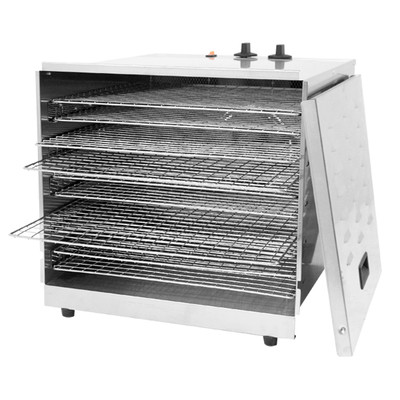 Omcan USA 43222 10 Racks Stainless Steel Single Zone Food Dehydrator - 120 Volts 1-Ph