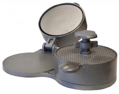 Omcan USA 26088 4.25" Diameter Aluminum Double Mould Hamburger Patty Press