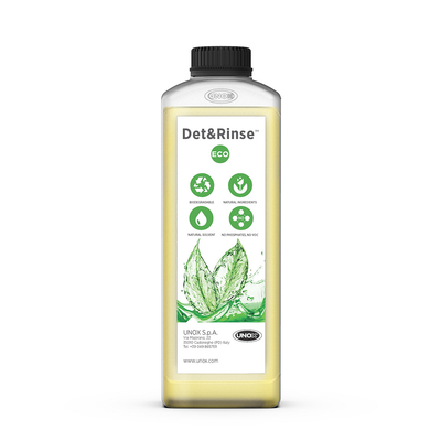 Unox DB1018A0 Detergent &amp; Rinse Eco - Case of (10) 1 Liter Bottles