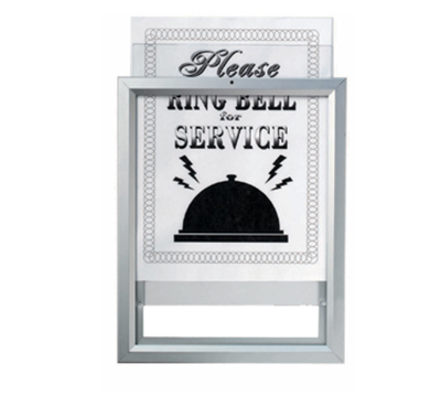 AARCO OT118 8.5" W x 11" H Aluminum Insta Frame Sign or Poster Holder