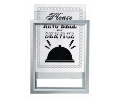 AARCO OT118 8.5" W x 11" H Aluminum Insta Frame Sign or Poster Holder