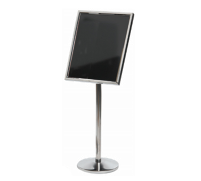 AARCO P-7C 53" H Chrome Broadcaster Display Stand