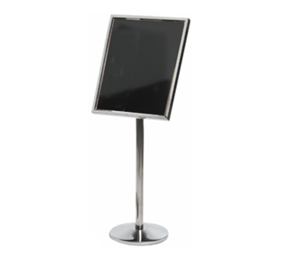 AARCO P-7C 53" H Chrome Broadcaster Display Stand