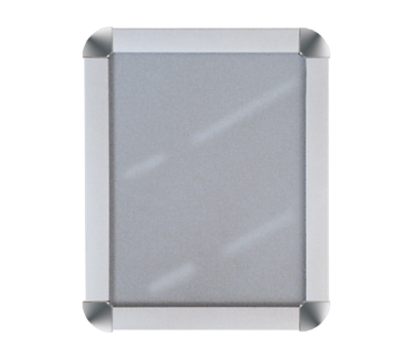 AARCO DSN1185 8.5" W x 11" H Lightweight Aluminum Satin Anodized Deluxe Snap Frame
