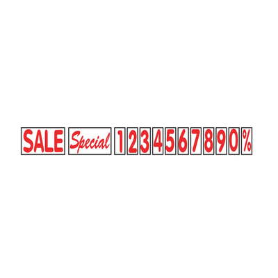 AARCO ROCLTR-3 White And Red Letter Set