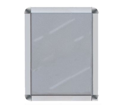 AARCO DSN1411 11" W x 14" H Lightweight Aluminum Satin Anodized Wall Mounted Deluxe Snap Frame
