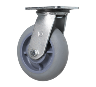 AARCO 4-S 6" Replacement Solid Wheels for Bellman's Luggage Cart