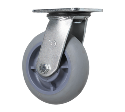 AARCO 4-S 6" Replacement Solid Wheels for Bellman's Luggage Cart