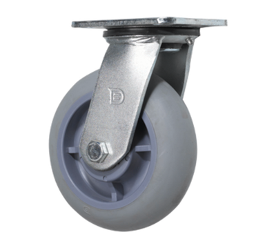 AARCO 4-S 6" Replacement Solid Wheels for Bellman's Luggage Cart