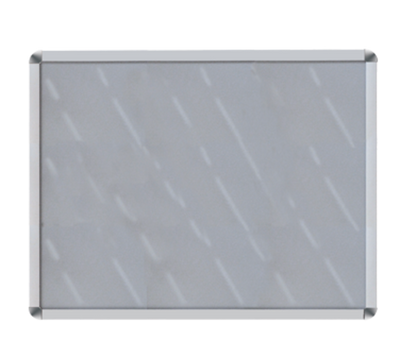 AARCO DSN2228 28" W x 22" H Lightweight Aluminum Satin Anodized Deluxe Snap Frame