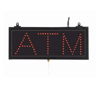 AARCO ATM10S 16.13"W x 6.75"H "ATM" (3) Display Modes LED Sign