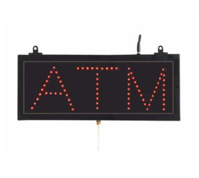 AARCO ATM10S 16.13"W x 6.75"H "ATM" (3) Display Modes LED Sign