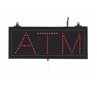 AARCO ATM10S 16.13"W x 6.75"H "ATM" (3) Display Modes LED Sign