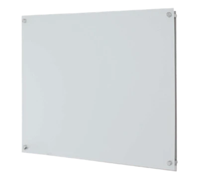 AARCO 6WGB2436NT 36" W x 24" H Glass Frameless Pure Glass Markerboard